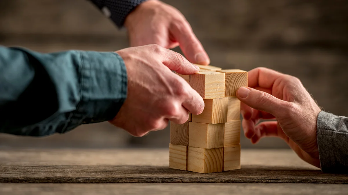 Vroege betrokkenheid met blokjes